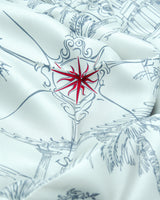 « Les monuments de la Principauté » Silk square