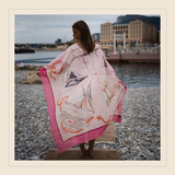 "Les Bateaux de la Principauté" Stole/Pareo