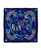 "Le Cirque" Large silk square