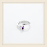 Les clous porte-bonheur de Sainte Dévote" Silver and Precious Stone Ring