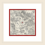 « Les monuments de la Principauté » Silk square