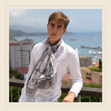 "Les Bateaux de la Principauté" Stole/Pareo