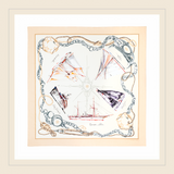 "Les Bateaux de la Principauté" Stole/Pareo