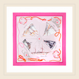 "Les Bateaux de la Principauté" Stole/Pareo