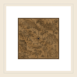 « Les monuments de la Principauté » Silk pocket square