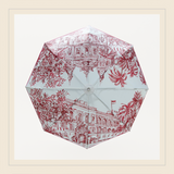 « Les monuments de la principauté » folding umbrella