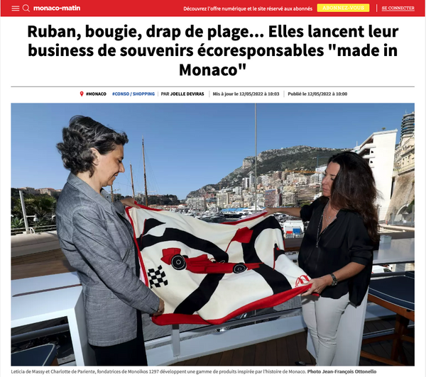 Monoïkos 1297 dans Monaco Matin