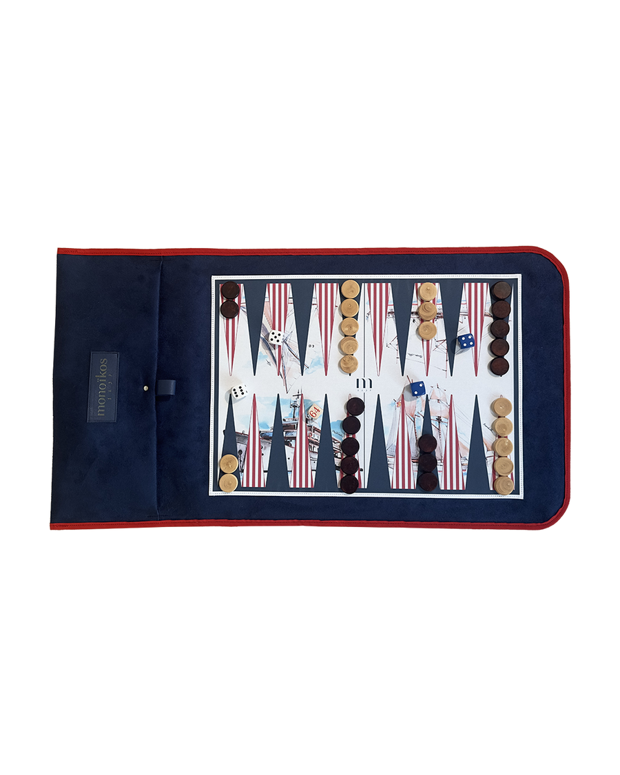 Backgammon « Les Bateaux de la Principauté »