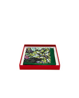 "Le Jardin Exotique" Large silk square