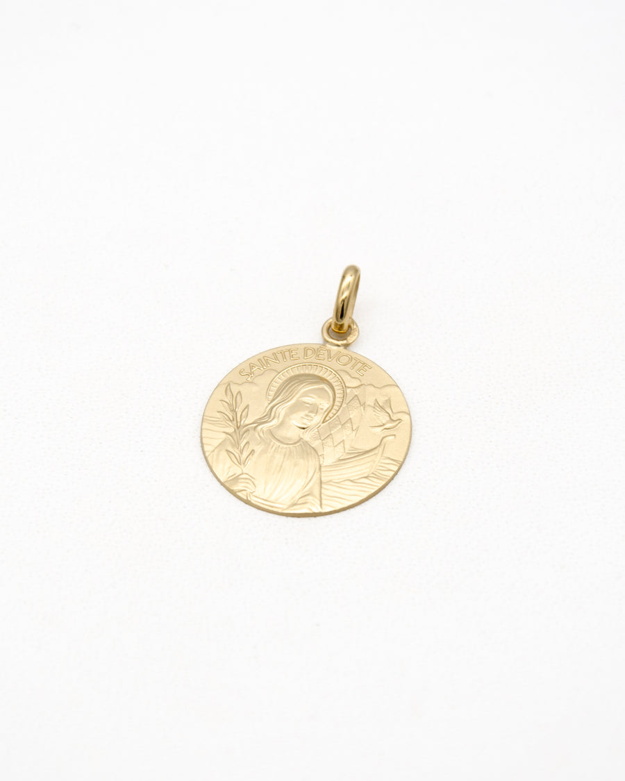 Médaille de baptême « Sainte Dévote »