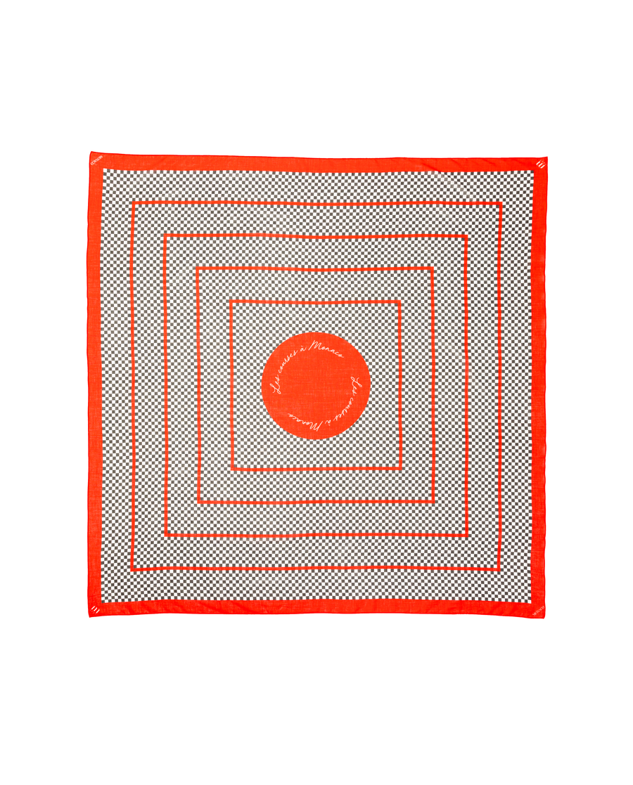 Étole-paréo « Le Drapeau à Damier »