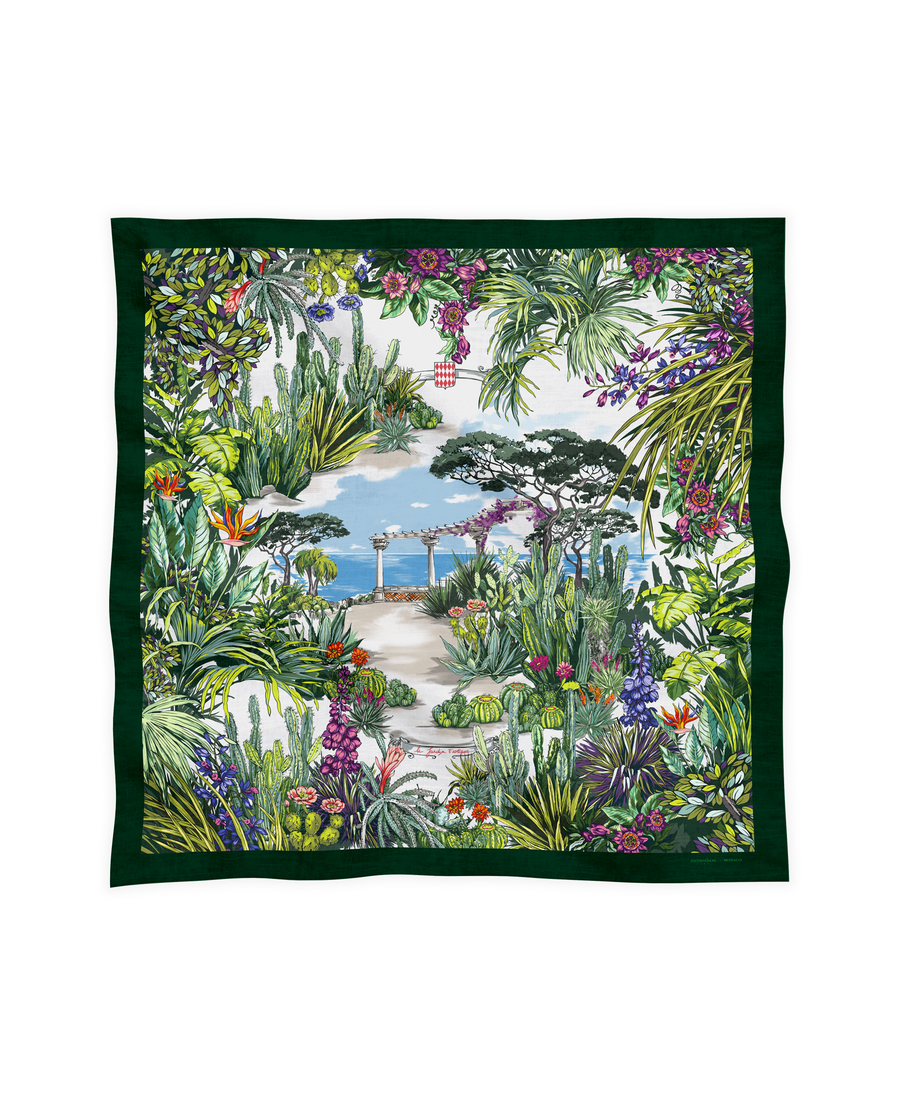 Étole / paréo "Le Jardin Exotique"