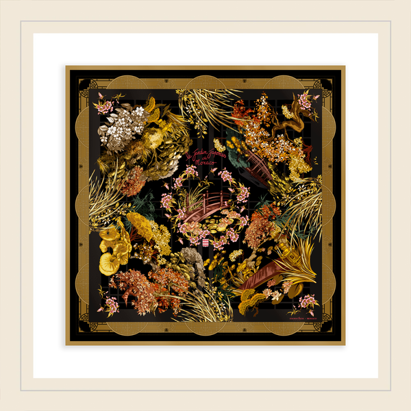 « Le Jardin Japonais de Monaco » Silk Square