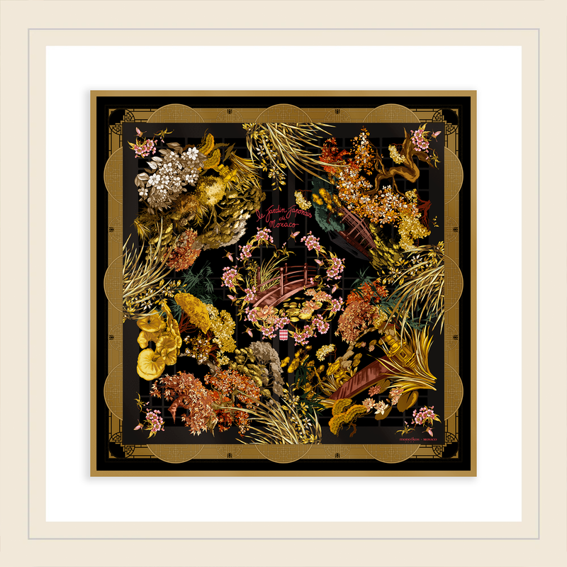 « Le Jardin Japonais de Monaco » Silk Square
