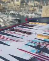 "Les bateaux de la Principauté" Backgammon